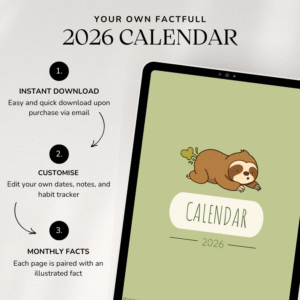 digital monthly calendar 2026